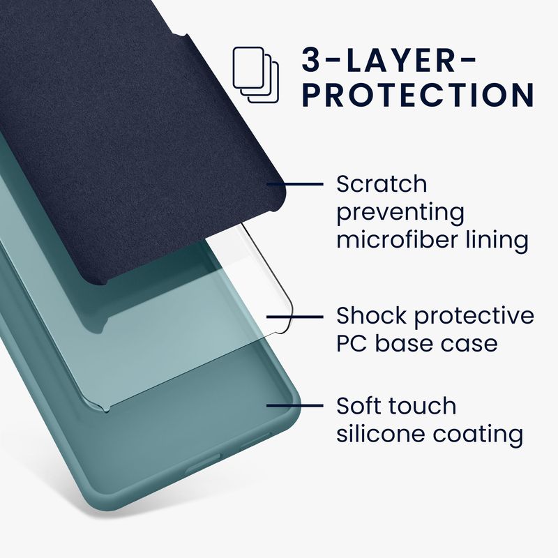 Laptop, Telefoane si Tablete - Telefoane mobile si accesorii - Accesorii Telefoane - Huse telefoane - Husa Kwmobile pentru Samsung Galaxy A16 5G, incarcare wireless, silicon, albastru - Infinity.ro