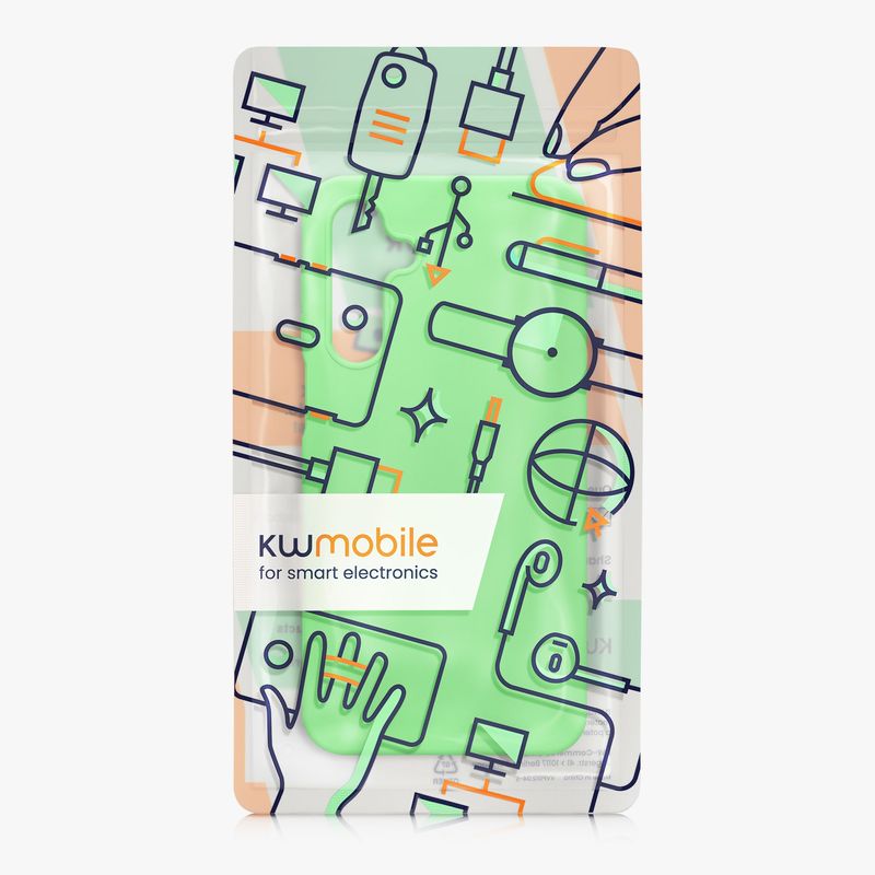 Laptop, Telefoane si Tablete - Telefoane mobile si accesorii - Accesorii Telefoane - Huse telefoane - Husa Kwmobile pentru Samsung Galaxy A16 5G, incarcare wireless, silicon, verde - Infinity.ro