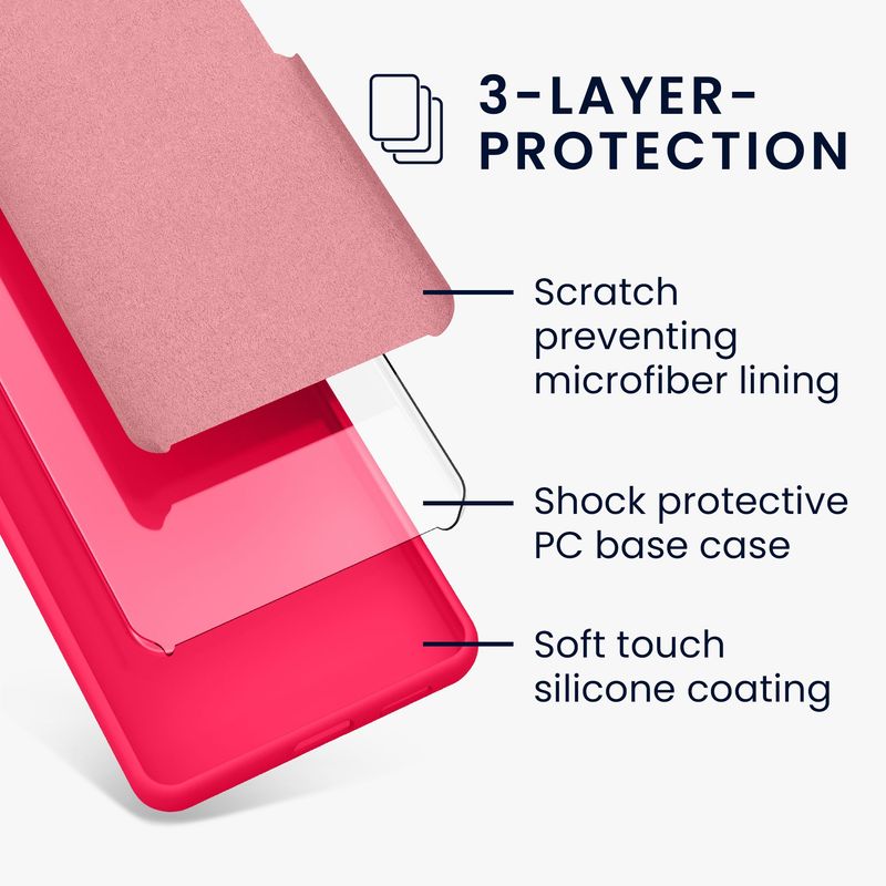 Laptop, Telefoane si Tablete - Telefoane mobile si accesorii - Accesorii Telefoane - Huse telefoane - Husa Kwmobile pentru Samsung Galaxy A16 5G, incarcare wireless, silicon, roz neon - Infinity.ro