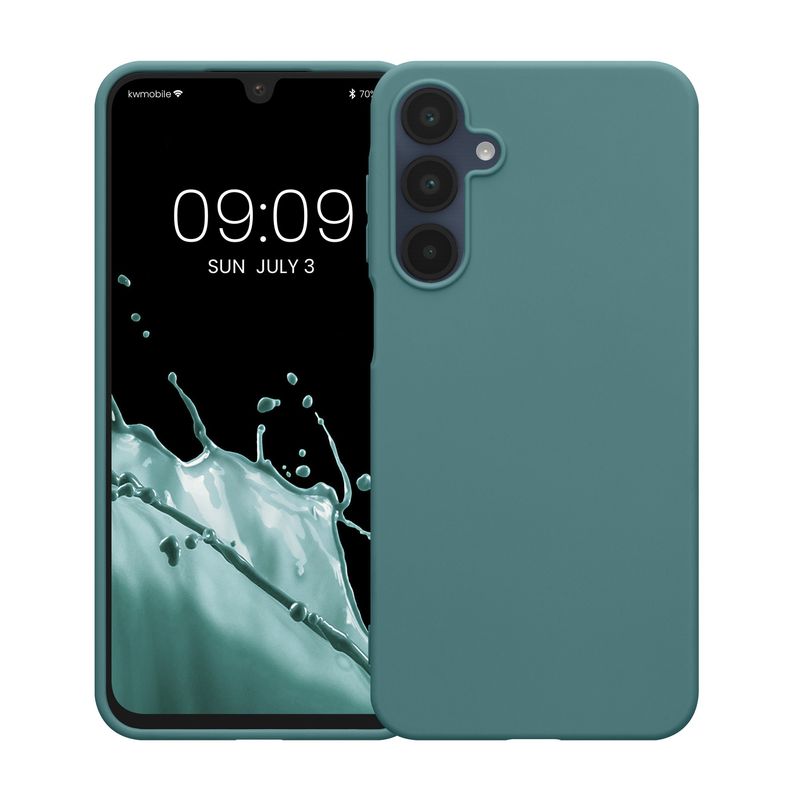 Laptop, Telefoane si Tablete - Telefoane mobile si accesorii - Accesorii Telefoane - Huse telefoane - Husa Kwmobile pentru Samsung Galaxy A16 5G, incarcare wireless, TPU, albastru - Infinity.ro