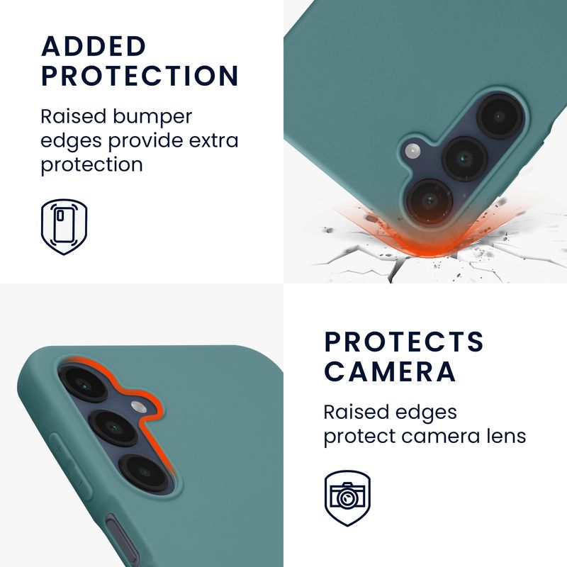 Laptop, Telefoane si Tablete - Telefoane mobile si accesorii - Accesorii Telefoane - Huse telefoane - Husa Kwmobile pentru Samsung Galaxy A16 5G, incarcare wireless, TPU, albastru - Infinity.ro