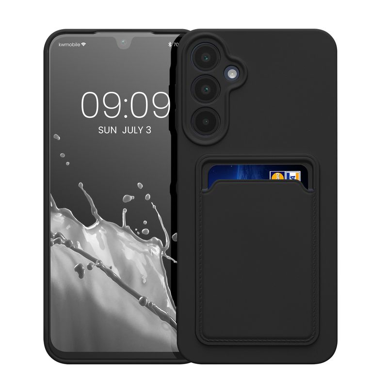 Laptop, Telefoane si Tablete - Telefoane mobile si accesorii - Accesorii Telefoane - Huse telefoane - Husa Kwmobile pentru Samsung Galaxy A16 5G, incarcare wireless, silicon, negru, TPU - Infinity.ro