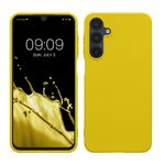 Laptop, Telefoane si Tablete - Telefoane mobile si accesorii - Accesorii Telefoane - Huse telefoane - Husa Kwmobile pentru Samsung Galaxy A16 5G, incarcare wireless, TPU, galben - Infinity.ro