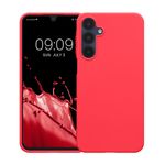 Laptop, Telefoane si Tablete - Telefoane mobile si accesorii - Accesorii Telefoane - Huse telefoane - Husa Kwmobile pentru Samsung Galaxy A16 5G, incarcare wireless, TPU, roz neon - Infinity.ro