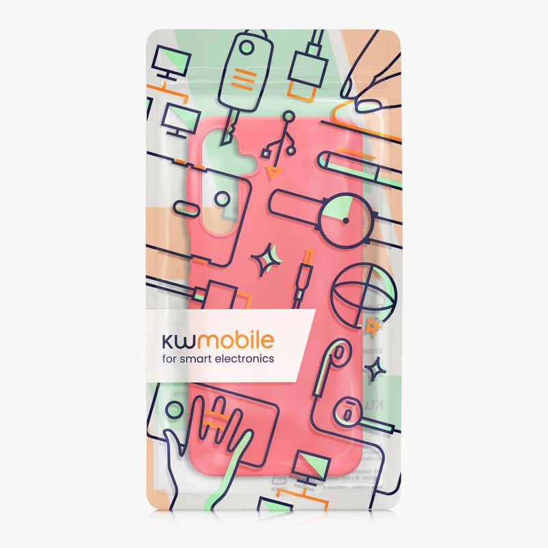 Laptop, Telefoane si Tablete - Telefoane mobile si accesorii - Accesorii Telefoane - Huse telefoane - Husa Kwmobile pentru Samsung Galaxy A16 5G, incarcare wireless, TPU, roz neon - Infinity.ro