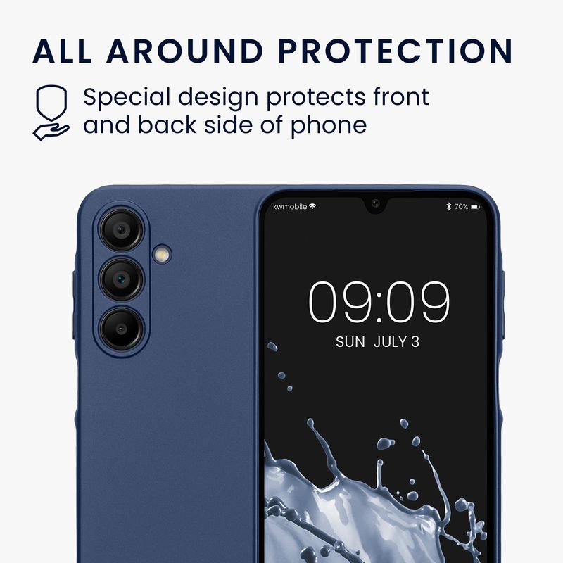 Laptop, Telefoane si Tablete - Telefoane mobile si accesorii - Accesorii Telefoane - Huse telefoane - Husa Kwmobile pentru Samsung Galaxy A16 5G, protectie la zgarieturi, silicon, albastru - Infinity.ro