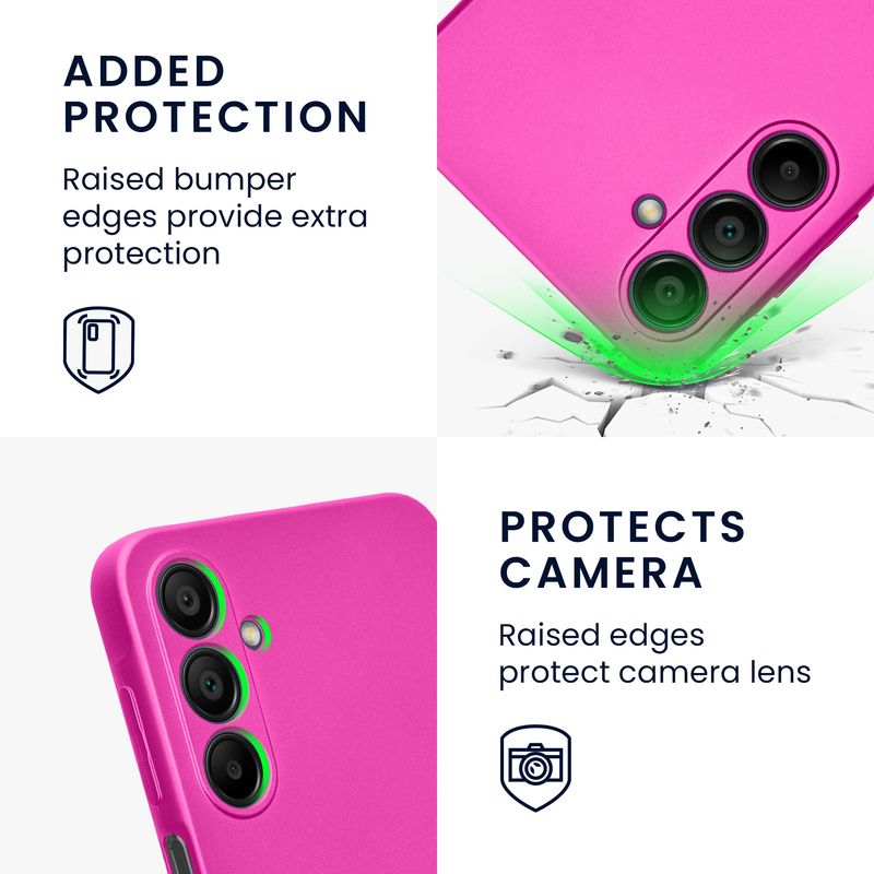 Laptop, Telefoane si Tablete - Telefoane mobile si accesorii - Accesorii Telefoane - Huse telefoane - Husa Kwmobile pentru Samsung Galaxy A16 5G, protectie la zgarieturi, silicon, roz - Infinity.ro