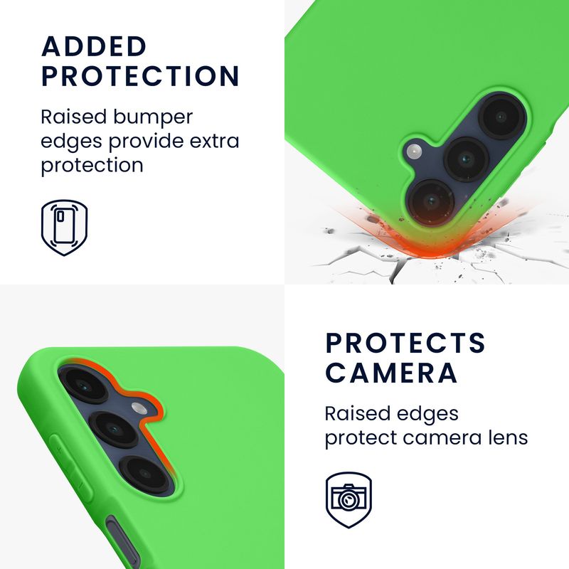 Laptop, Telefoane si Tablete - Telefoane mobile si accesorii - Accesorii Telefoane - Huse telefoane - Husa Kwmobile pentru Samsung Galaxy A16 5G, incarcare wireless, TPU, verde - Infinity.ro
