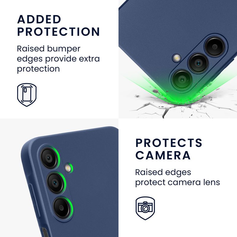 Laptop, Telefoane si Tablete - Telefoane mobile si accesorii - Accesorii Telefoane - Huse telefoane - Husa Kwmobile pentru Samsung Galaxy A16 5G, protectie la zgarieturi, silicon, albastru - Infinity.ro