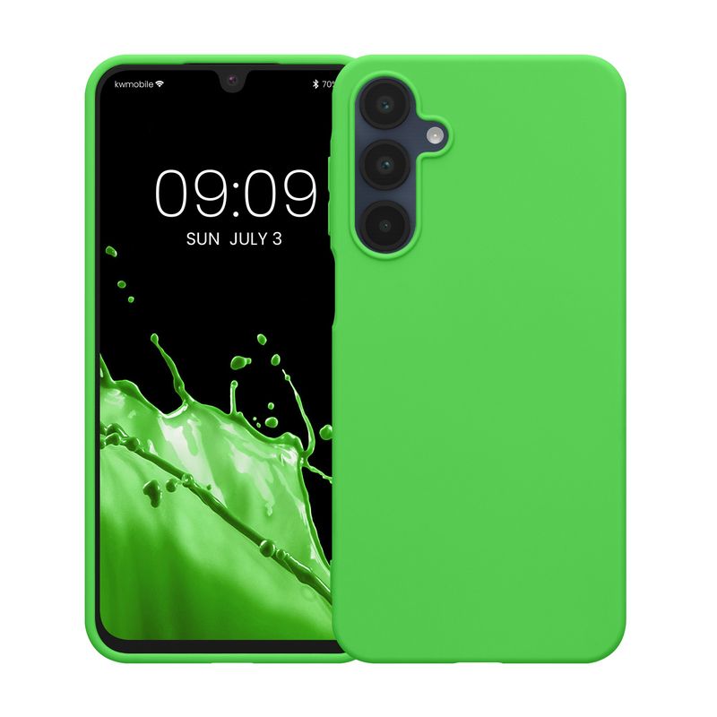 Laptop, Telefoane si Tablete - Telefoane mobile si accesorii - Accesorii Telefoane - Huse telefoane - Husa Kwmobile pentru Samsung Galaxy A16 5G, incarcare wireless, TPU, verde - Infinity.ro