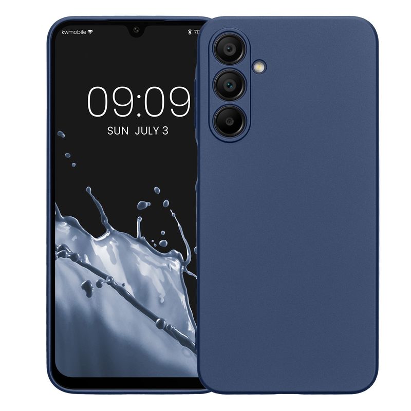 Laptop, Telefoane si Tablete - Telefoane mobile si accesorii - Accesorii Telefoane - Huse telefoane - Husa Kwmobile pentru Samsung Galaxy A16 5G, protectie la zgarieturi, silicon, albastru - Infinity.ro