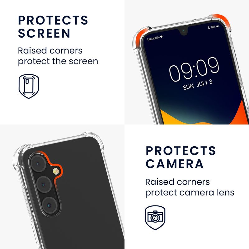 Laptop, Telefoane si Tablete - Telefoane mobile si accesorii - Accesorii Telefoane - Huse telefoane - Husa Kwmobile pentru Samsung Galaxy A16 5G, protectie la socuri, TPU, transparent - Infinity.ro