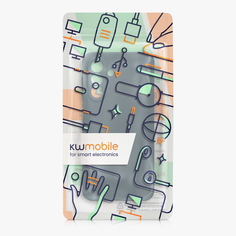 Laptop, Telefoane si Tablete - Telefoane mobile si accesorii - Accesorii Telefoane - Huse telefoane - Husa Kwmobile pentru Samsung Galaxy A17 4G/5G, anti-alunecare, silicon, ardezie - Infinity.ro