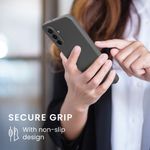 Laptop, Telefoane si Tablete - Telefoane mobile si accesorii - Accesorii Telefoane - Huse telefoane - Husa Kwmobile pentru Samsung Galaxy A17 4G/5G, anti-alunecare, protectie la zgarieturi, silicon, gri - Infinity.ro