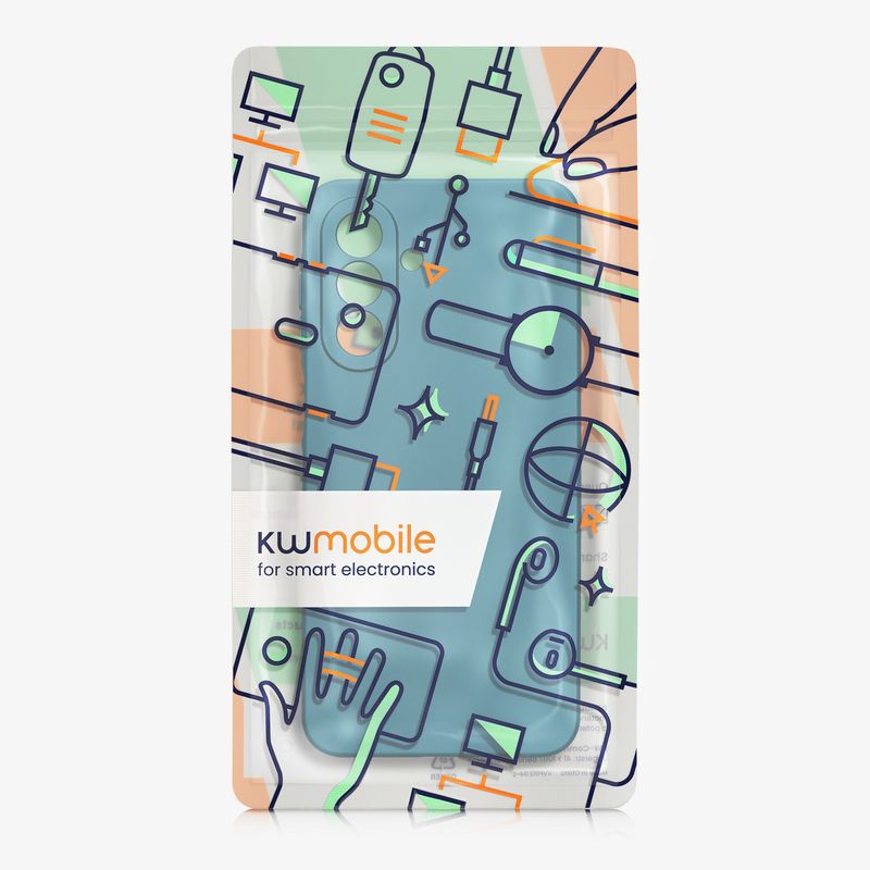 Laptop, Telefoane si Tablete - Telefoane mobile si accesorii - Accesorii Telefoane - Huse telefoane - Husa Kwmobile pentru Samsung Galaxy A17 4G/5G, anti-alunecare, silicon, albastru caraibian - Infinity.ro
