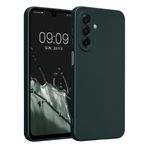 Laptop, Telefoane si Tablete - Telefoane mobile si accesorii - Accesorii Telefoane - Huse telefoane - Husa Kwmobile pentru Samsung Galaxy A17 4G/5G, anti-alunecare, silicon, turcoaz metalizat - Infinity.ro