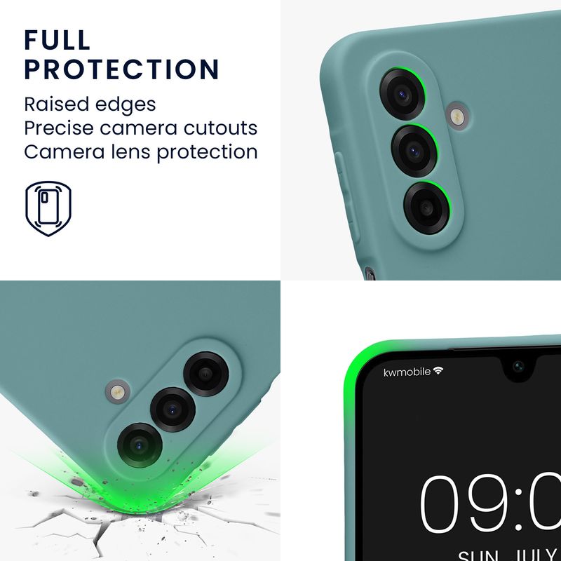Laptop, Telefoane si Tablete - Telefoane mobile si accesorii - Accesorii Telefoane - Huse telefoane - Husa Kwmobile pentru Samsung Galaxy A17 4G/5G, anti-alunecare, silicon, noapte - Infinity.ro