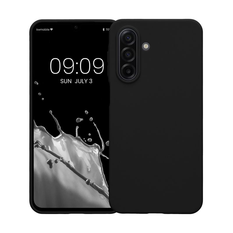 Laptop, Telefoane si Tablete - Telefoane mobile si accesorii - Accesorii Telefoane - Huse telefoane - Husa Kwmobile pentru Samsung Galaxy A17 4G/5G, incarcare wireless, anti-alunecare, TPU, negru - Infinity.ro