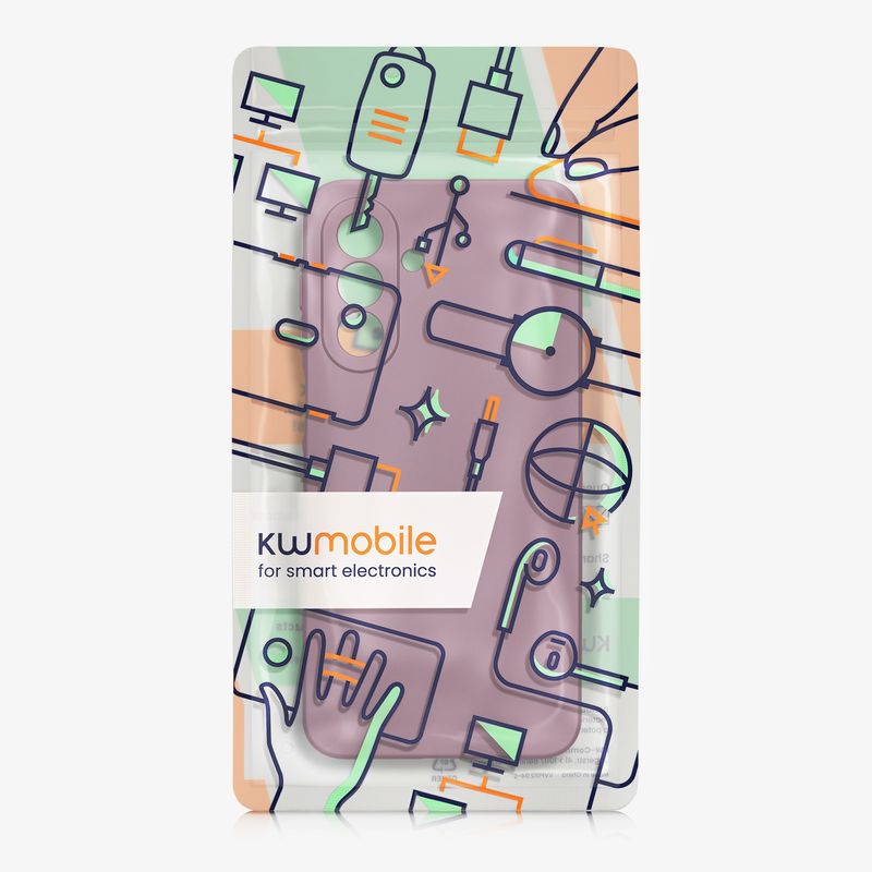 Laptop, Telefoane si Tablete - Telefoane mobile si accesorii - Accesorii Telefoane - Huse telefoane - Husa Kwmobile pentru Samsung Galaxy A17 4G/5G, anti-alunecare, silicon, lavanda - Infinity.ro