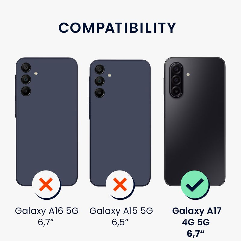 Laptop, Telefoane si Tablete - Telefoane mobile si accesorii - Accesorii Telefoane - Huse telefoane - Husa Kwmobile pentru Samsung Galaxy A17 4G/5G, compatibilitate MagSafe, lemn, TPU, maro - Infinity.ro
