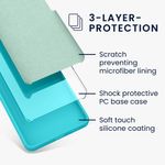 Laptop, Telefoane si Tablete - Telefoane mobile si accesorii - Accesorii Telefoane - Huse telefoane - Husa Kwmobile pentru Samsung Galaxy A17 4G/5G, incarcare wireless, silicon, albastru glaciar - Infinity.ro