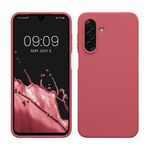 Laptop, Telefoane si Tablete - Telefoane mobile si accesorii - Accesorii Telefoane - Huse telefoane - Husa Kwmobile pentru Samsung Galaxy A17 4G/5G, incarcare wireless, anti-alunecare, silicon, roz - Infinity.ro