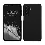 Laptop, Telefoane si Tablete - Telefoane mobile si accesorii - Accesorii Telefoane - Huse telefoane - Husa Kwmobile pentru Samsung Galaxy A17 4G/5G, incarcare wireless, anti-alunecare, silicon, negru - Infinity.ro