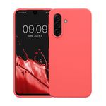 Laptop, Telefoane si Tablete - Telefoane mobile si accesorii - Accesorii Telefoane - Huse telefoane - Husa Kwmobile pentru Samsung Galaxy A17 4G/5G, incarcare wireless, silicon, coral - Infinity.ro