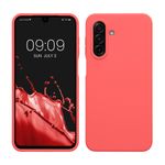 Laptop, Telefoane si Tablete - Telefoane mobile si accesorii - Accesorii Telefoane - Huse telefoane - Husa Kwmobile pentru Samsung Galaxy A17 4G/5G, incarcare wireless, silicon, coral - Infinity.ro