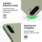 Laptop, Telefoane si Tablete - Telefoane mobile si accesorii - Accesorii Telefoane - Huse telefoane - Husa Kwmobile pentru Samsung Galaxy A17 4G/5G, incarcare wireless, silicon, verde, gri - Infinity.ro