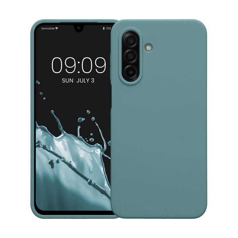Laptop, Telefoane si Tablete - Telefoane mobile si accesorii - Accesorii Telefoane - Huse telefoane - Husa Kwmobile pentru Samsung Galaxy A17 4G/5G, incarcare wireless, silicon, noapte - Infinity.ro
