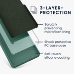 Laptop, Telefoane si Tablete - Telefoane mobile si accesorii - Accesorii Telefoane - Huse telefoane - Husa Kwmobile pentru Samsung Galaxy A17 4G/5G, incarcare wireless, silicon, verde padure - Infinity.ro