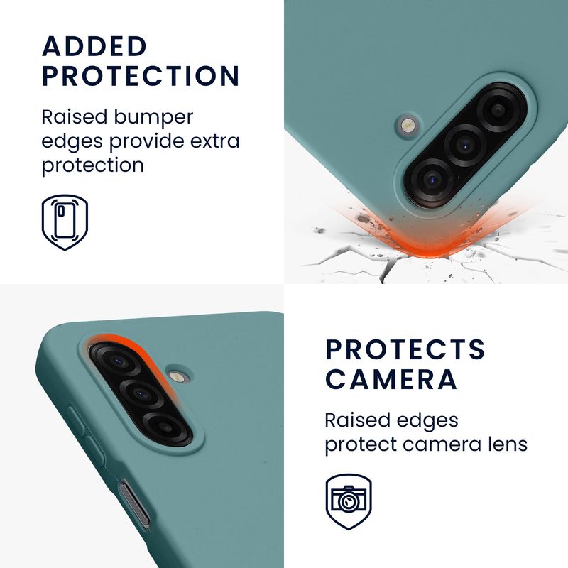 Laptop, Telefoane si Tablete - Telefoane mobile si accesorii - Accesorii Telefoane - Huse telefoane - Husa Kwmobile pentru Samsung Galaxy A17 4G/5G, incarcare wireless, silicon, noapte - Infinity.ro