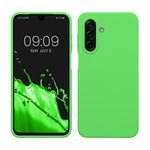 Laptop, Telefoane si Tablete - Telefoane mobile si accesorii - Accesorii Telefoane - Huse telefoane - Husa Kwmobile pentru Samsung Galaxy A17 4G/5G, incarcare wireless, silicon, verde lime - Infinity.ro
