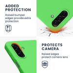 Laptop, Telefoane si Tablete - Telefoane mobile si accesorii - Accesorii Telefoane - Huse telefoane - Husa Kwmobile pentru Samsung Galaxy A17 4G/5G, incarcare wireless, silicon, verde lime - Infinity.ro
