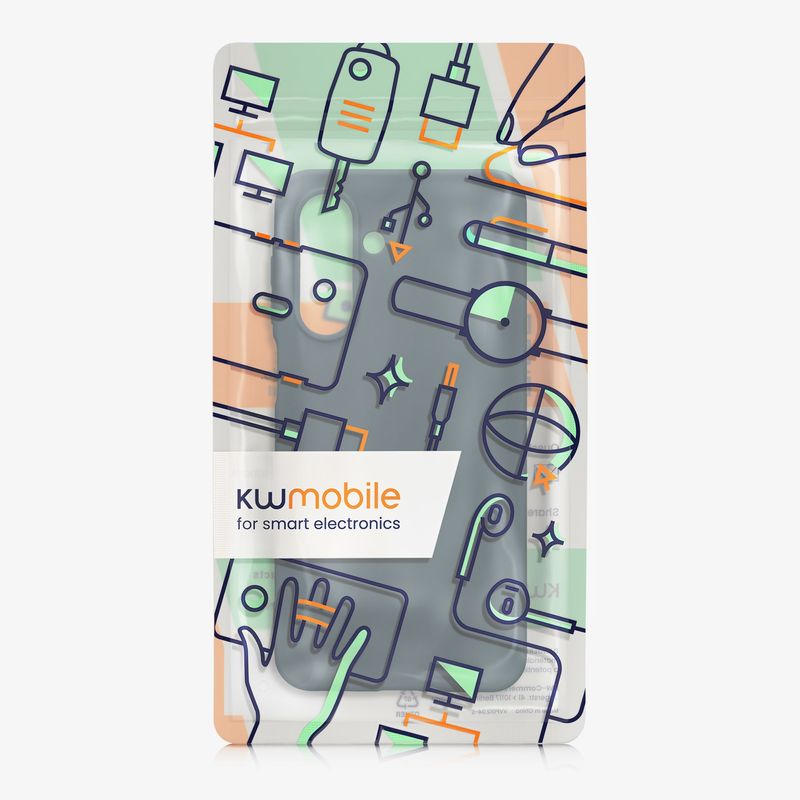 Laptop, Telefoane si Tablete - Telefoane mobile si accesorii - Accesorii Telefoane - Huse telefoane - Husa Kwmobile pentru Samsung Galaxy A17 4G/5G, incarcare wireless, TPU, gri - Infinity.ro