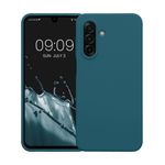 Laptop, Telefoane si Tablete - Telefoane mobile si accesorii - Accesorii Telefoane - Huse telefoane - Husa Kwmobile pentru Samsung Galaxy A17 4G/5G, incarcare wireless, silicon, turcoaz - Infinity.ro