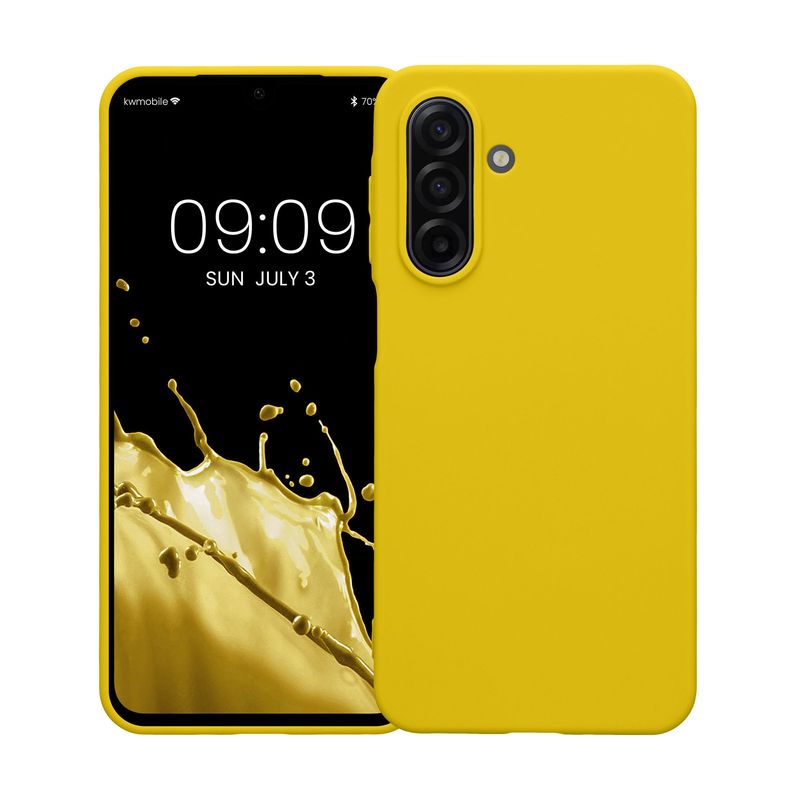 Laptop, Telefoane si Tablete - Telefoane mobile si accesorii - Accesorii Telefoane - Huse telefoane - Husa Kwmobile pentru Samsung Galaxy A17 4G/5G, incarcare wireless, TPU, galben - Infinity.ro