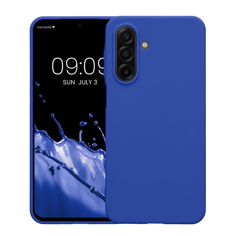 Laptop, Telefoane si Tablete - Telefoane mobile si accesorii - Accesorii Telefoane - Huse telefoane - Husa Kwmobile pentru Samsung Galaxy A17 4G/5G, incarcare wireless, TPU, albastru baltic - Infinity.ro