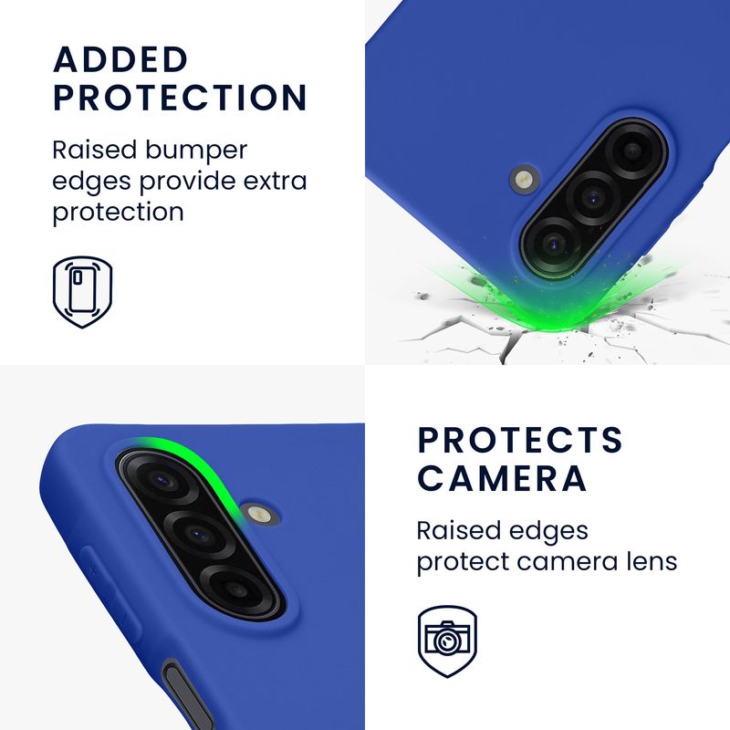 Laptop, Telefoane si Tablete - Telefoane mobile si accesorii - Accesorii Telefoane - Huse telefoane - Husa Kwmobile pentru Samsung Galaxy A17 4G/5G, incarcare wireless, TPU, albastru baltic - Infinity.ro