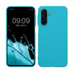 Laptop, Telefoane si Tablete - Telefoane mobile si accesorii - Accesorii Telefoane - Huse telefoane - Husa Kwmobile pentru Samsung Galaxy A17 4G/5G, incarcare wireless, TPU, albastru glaciar - Infinity.ro