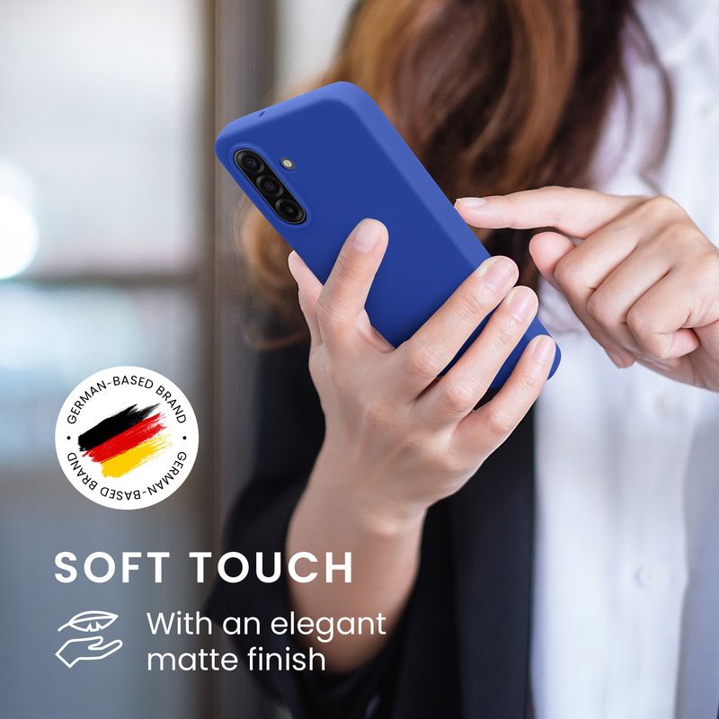 Laptop, Telefoane si Tablete - Telefoane mobile si accesorii - Accesorii Telefoane - Huse telefoane - Husa Kwmobile pentru Samsung Galaxy A17 4G/5G, incarcare wireless, TPU, albastru baltic - Infinity.ro