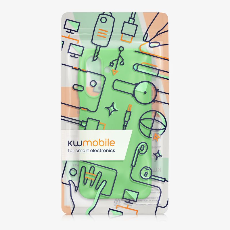 Laptop, Telefoane si Tablete - Telefoane mobile si accesorii - Accesorii Telefoane - Huse telefoane - Husa Kwmobile pentru Samsung Galaxy A17 4G/5G, incarcare wireless, TPU, verde lime - Infinity.ro