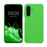 Laptop, Telefoane si Tablete - Telefoane mobile si accesorii - Accesorii Telefoane - Huse telefoane - Husa Kwmobile pentru Samsung Galaxy A17 4G/5G, incarcare wireless, TPU, verde lime - Infinity.ro