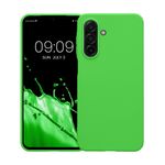 Laptop, Telefoane si Tablete - Telefoane mobile si accesorii - Accesorii Telefoane - Huse telefoane - Husa Kwmobile pentru Samsung Galaxy A17 4G/5G, incarcare wireless, TPU, verde lime - Infinity.ro
