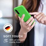 Laptop, Telefoane si Tablete - Telefoane mobile si accesorii - Accesorii Telefoane - Huse telefoane - Husa Kwmobile pentru Samsung Galaxy A17 4G/5G, incarcare wireless, TPU, verde lime - Infinity.ro