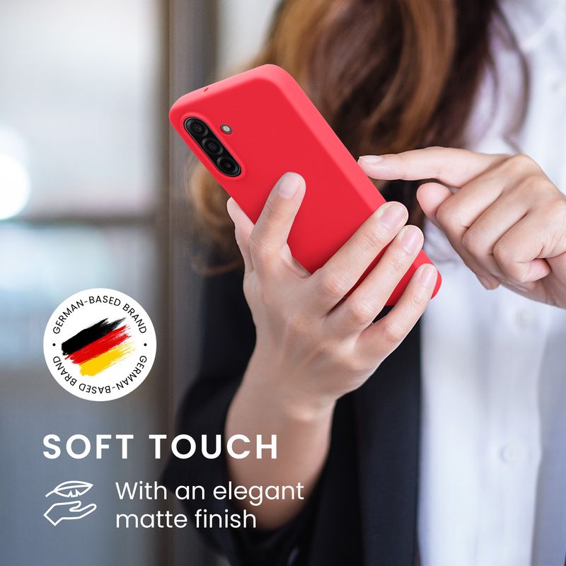 Laptop, Telefoane si Tablete - Telefoane mobile si accesorii - Accesorii Telefoane - Huse telefoane - Husa Kwmobile pentru Samsung Galaxy A17 4G/5G, incarcare wireless, TPU, roz neon - Infinity.ro