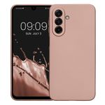 Laptop, Telefoane si Tablete - Telefoane mobile si accesorii - Accesorii Telefoane - Huse telefoane - Husa Kwmobile pentru Samsung Galaxy A17 4G/5G, protectie la zgarieturi, silicon, auriu - Infinity.ro