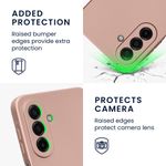 Laptop, Telefoane si Tablete - Telefoane mobile si accesorii - Accesorii Telefoane - Huse telefoane - Husa Kwmobile pentru Samsung Galaxy A17 4G/5G, protectie la zgarieturi, silicon, auriu - Infinity.ro