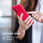 Laptop, Telefoane si Tablete - Telefoane mobile si accesorii - Accesorii Telefoane - Huse telefoane - Husa Kwmobile pentru Samsung Galaxy A17 4G/5G, protectie la zgarieturi, silicon, roz - Infinity.ro